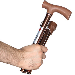 Телескопічна складна трость Lesko FSY-926 нековзаюча регульована за висотою