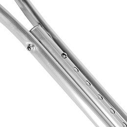 Костиль під пахвою алюмінієвий пара з регулюванням Lesko YK-53 h 113-133 см (11167-62507)