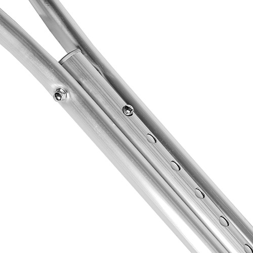 Костыли подмышечные алюминиевые пара с регулировкой Lesko YK-53 h 113-133 см (11167-62507)