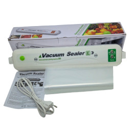 Бытовий вакуумний упаковувач Vacuum Sealer E 90W White