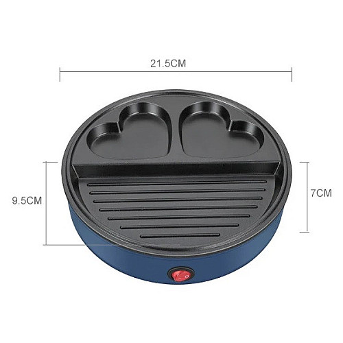 Гриль-сковорода електрична Haeger HG-501 20см 600W