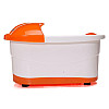 Масажер-ванночка для ніг RIAS Footbath Massager RF-368A Білий-Помаранчевий (3_02725)