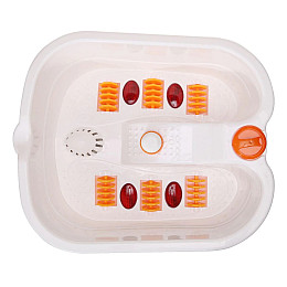 Масажер-ванночка для ніг RIAS Footbath Massager RF-368A Білий-Помаранчевий (3_02725)