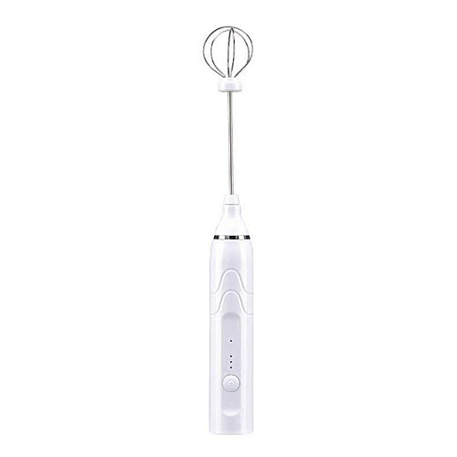 Пеновзбиватель ручной RIAS USB Speed Adjustable Milk Frother 2 насадки White (3_02732)
