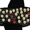 Масажні рефлекторні тапочки RIAS Foot Reflex Black (3_02922)