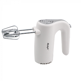Миксер ручной RAF R.6680W с 2 сменными насадками 150W White (3_03474)