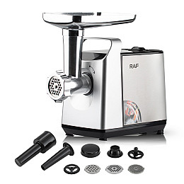 Электрическая мясорубка Haeger HG-3396 с функцией реверс 2500W Black-Grey (3_03480)