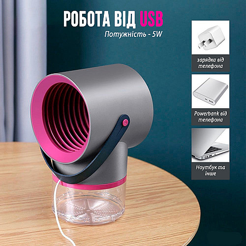 Уничтожитель комаров и насекомых Mosquito killer lamp от USB MA-41