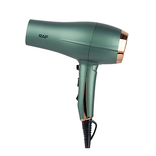 Фен для волос RAF R.409G с концентратором 2200W Green (3_03477)
