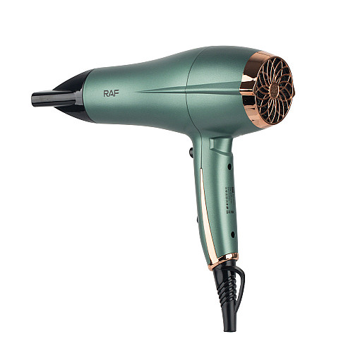 Фен для волос RAF R.409G с концентратором 2200W Green (3_03477)