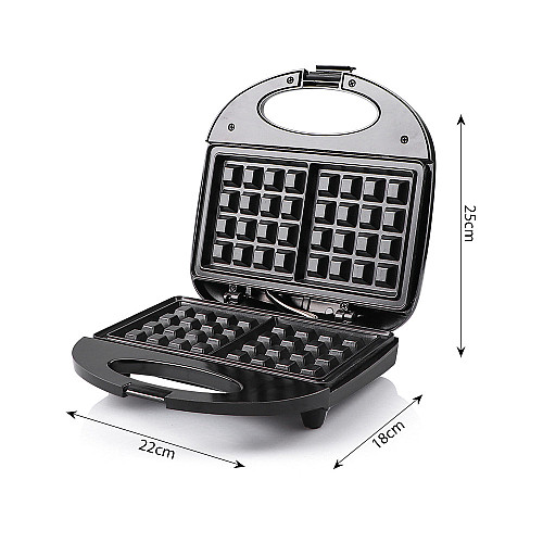 Вафельниця електрична Sonifer SF-6043 для бельгійських вафель 750W (3_03626)