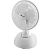 Вентилятор настільний Domotec MS-1623 з прищепкою 2 режима 15W White (3_03629)