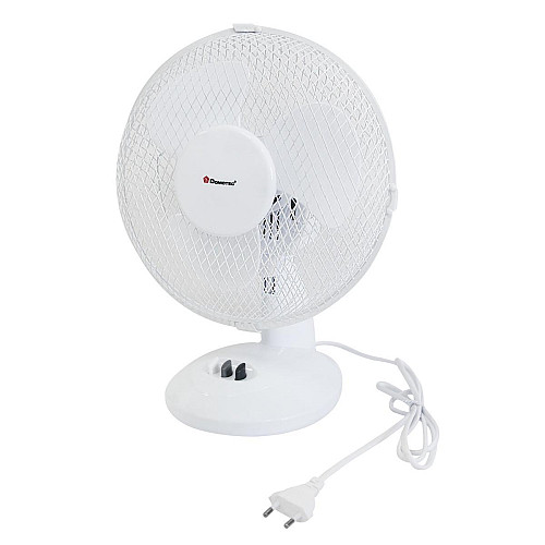 Вентилятор настільний Domotec MS-1624 2 режима 30W Білий (3_03630)