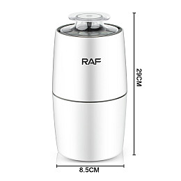 Кофемолка електрична RAF R.7122 85г 220В 280Вт Біла (3_03747)