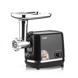 Електрична м'ясорубка RAF R.3395 з функцією реверсу 1200W Black (3_03760)