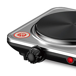 Електроплита настільна RAF R.8843 1 конфорка дискова 1000W Silver