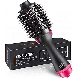 Фен-расчіска ONE STEP WM-001 електрична Black Pink (10703-hbr)