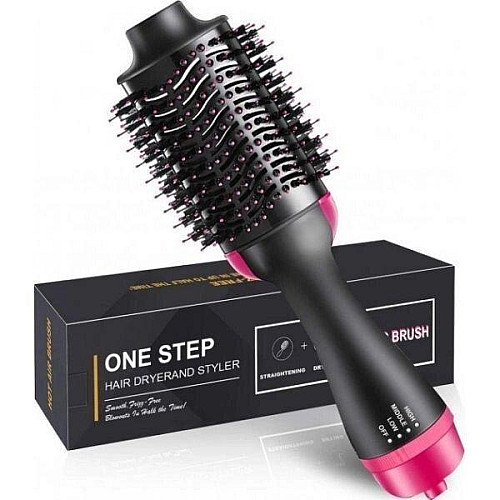Фен-расчіска ONE STEP WM-001 електрична Black Pink (10703-hbr)