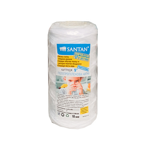 Картридж фільтра Santan Professional поліпропіленова нитка 5", d=58 мм
