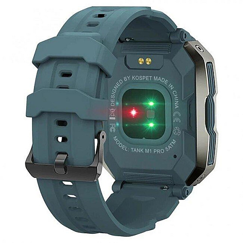 Наручні чоловічі смарт-годинники Kospet Tank M1 Pro Blue (12394-hbr)