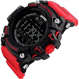 Наручные мужские смарт часы Skmei 1227 Red (12374-hbr)