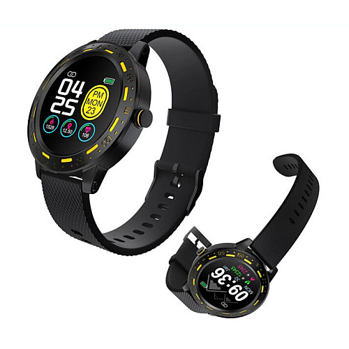 Наручные мужские смарт часы Smart S18 Black (10545-hbr)