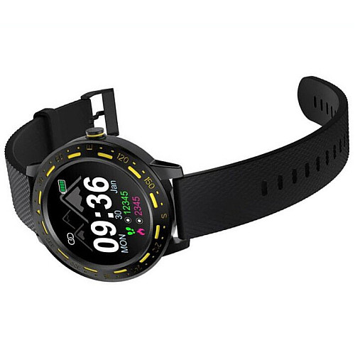 Наручные мужские смарт часы Smart S18 Black (10545-hbr)