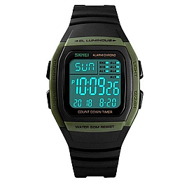 Наручные мужские часы Skmei 1278 Army Green (12354-hbr)