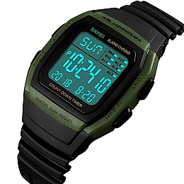 Наручные мужские часы Skmei 1278 Army Green (12354-hbr)
