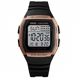 Наручні чоловічі годинники Skmei 1278 Rose Gold (12351-hbr)