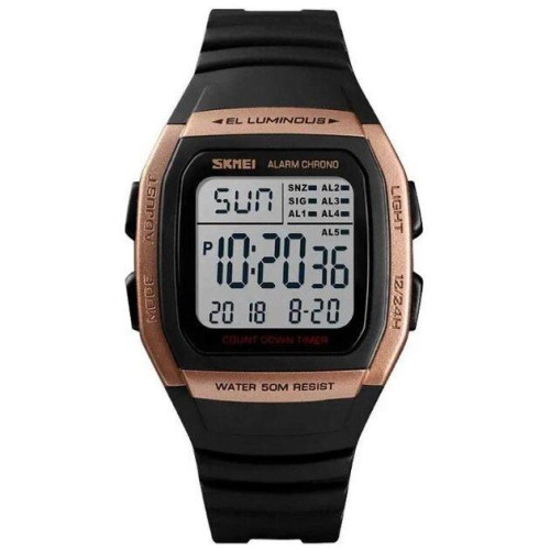 Наручные мужские часы Skmei 1278 Rose Gold (12351-hbr)