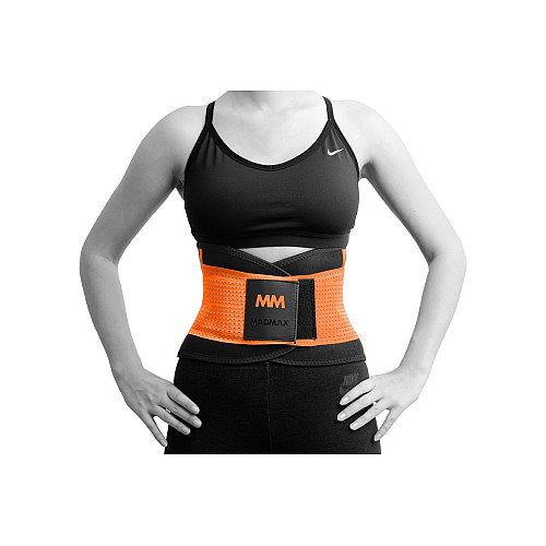 Пояс компрессионный MadMax MFA-277 Slimming belt Black/neon orange M