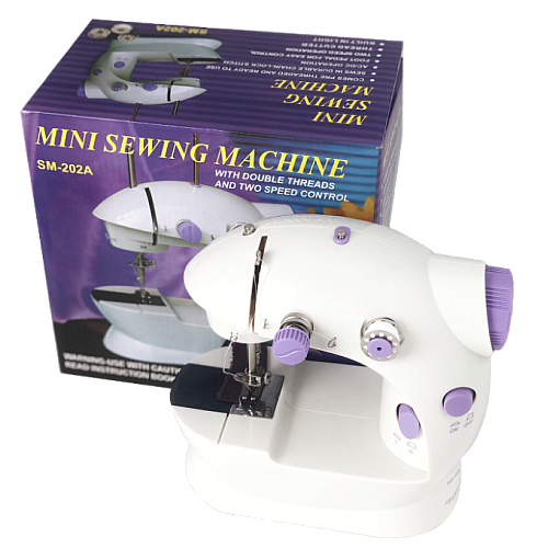 Швейна машинка Mini sewing machine SM-202A 4в1 Біла (kz191-hbr)