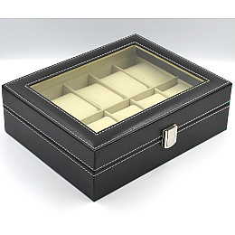 Скринька для зберігання годинників Craft 10PU Чорний