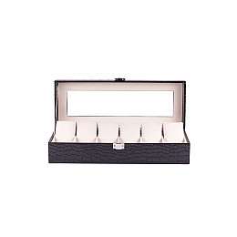 Скринька для зберігання годинників Craft 6PU.CROC.BL Чорний