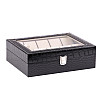 Шкатулка для хранения часов Craft 10PU.CROC.BL Черный
