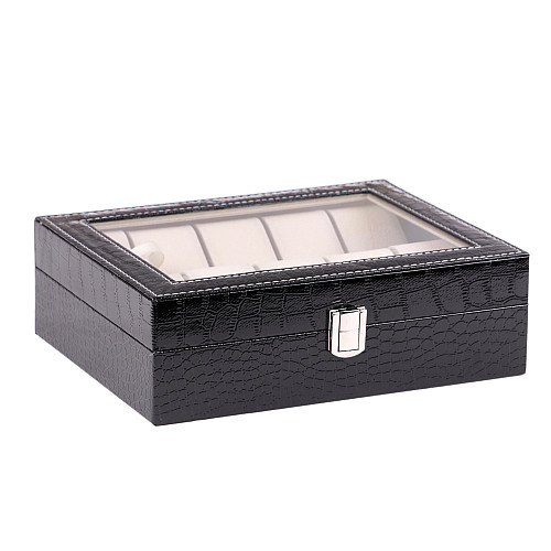 Шкатулка для хранения часов Craft 10PU.CROC.BL Черный