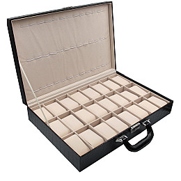 Шкатулка для зберігання годинників Craft 36CASE.PU Чорний