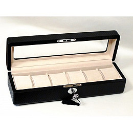 Шкатулка для хранения часов Salvadore 6W-KC Черный