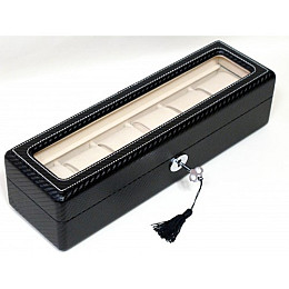 Шкатулка для хранения часов Salvadore 6W-KC Черный