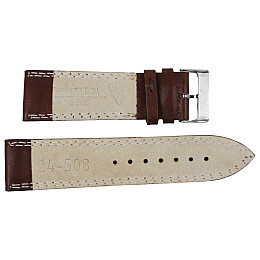 Ремешок для часов кожаный Mykhail Ikhtyar 24 мм Коричневый (S24-508S brown)