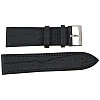 Ремінець для годинників шкіряний Mykhail Ikhtyar 24 мм Чорний (S24-619S black)