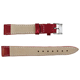 Ремешок для часов кожаный Mykhail Ikhtyar 16 мм Красный (S16-024S cherry)