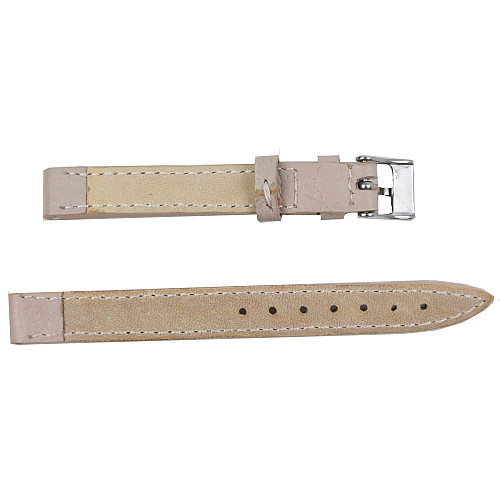 Ремінець для годинника шкіряний Mykhail Ikhtyar 12 мм Бежевий (S12-020s beige)