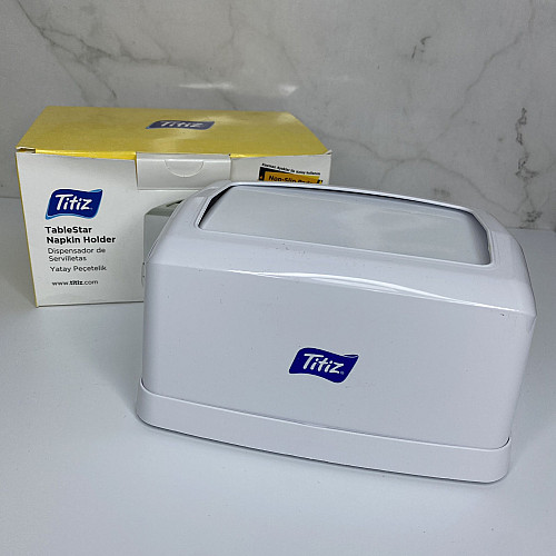 Диспенсер для салфеток пластиковий білий Titiz Plastik TP-260