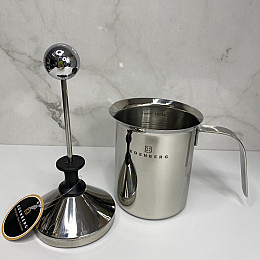 Спінювач для молока 400 мл із нержавіючої сталі Edenberg EB-8917