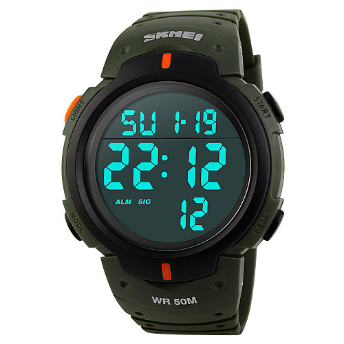 Часы наручные мужские Skmei 1068 Army Green 1068AG (12262-hbr)