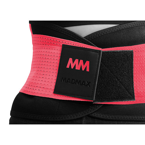 Пояс компрессионный MadMax MFA-277 Slimming belt Black/rubine red M