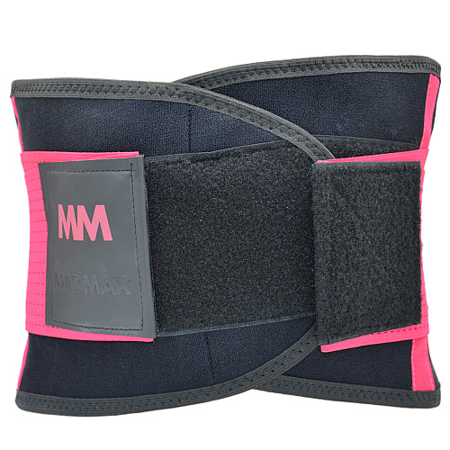 Пояс компрессионный MadMax MFA-277 Slimming belt Black/rubine red M