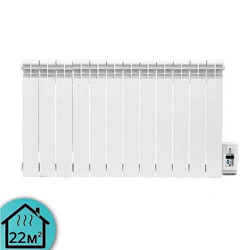 Електрорадіатор ELECTRO.12W+ плюс 500/100 (200Вт) Wi-Fi 1300Вт з настінними кріпленнями